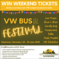 WIN TICKETS TO VW BUS FEST IN HANNOVER GERMANY